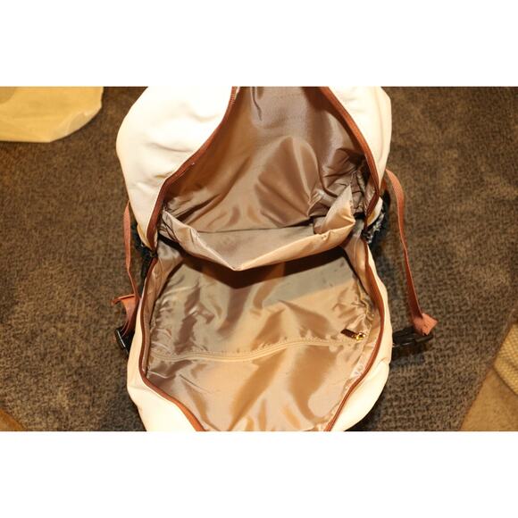 LOVEVOOK Backpack with Water Bottle Holder Laptop Black White Brown - Picture 5 of 5